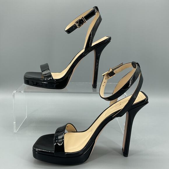 NEW Jessica Simpson Women’s Adonia Ankle Strap Platform Sandals Black Size 6M - Picture 2 of 10